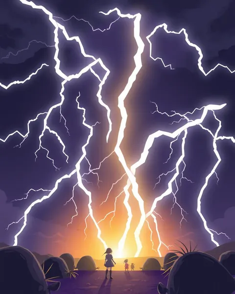 Cartoon Lightning Pictures Vibrant Visuals Gallery