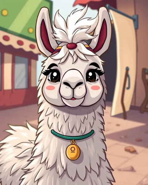 Cartoon Llama Images for Artistic Inspiration