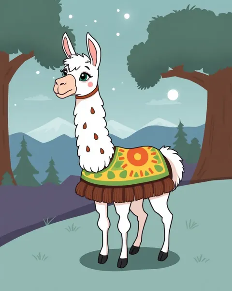 Cartoon Llama Pictures: Whimsical and Fantastical Art