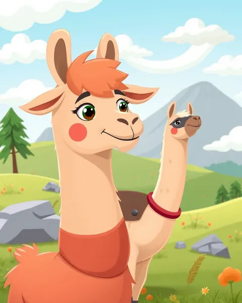 Cartoon Llamas Pictures to Enjoy