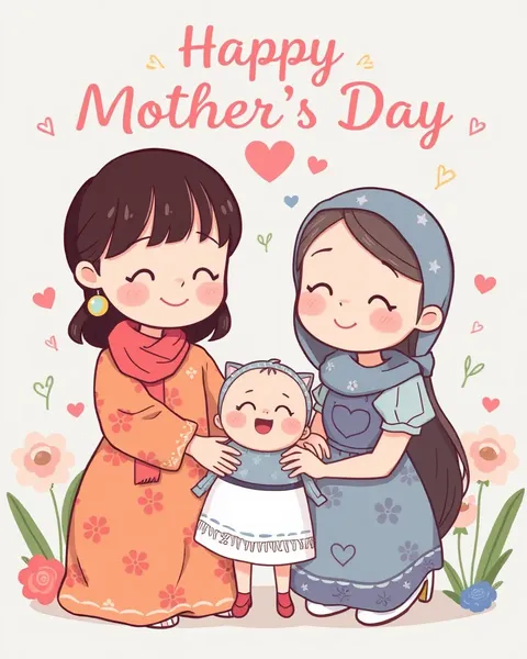 Cartoon Mothers Day Images with Funny and Cute Moments