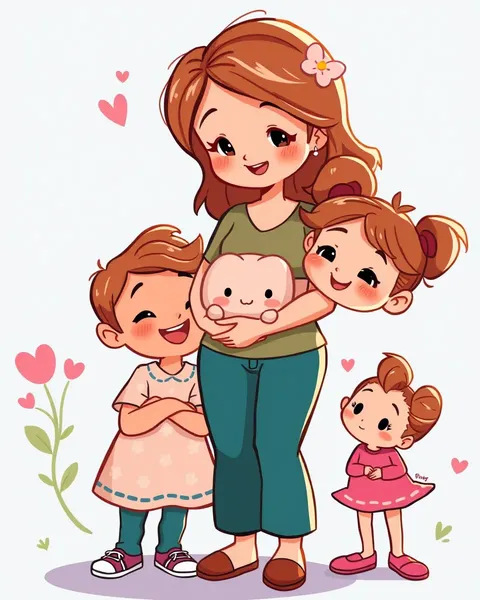 Cartoon Mothers Day Pictures for Special Occasion