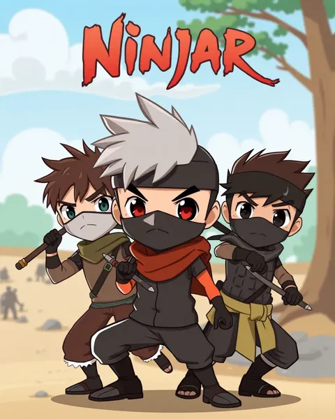 Cartoon Ninja Photo: Ninja Cartoon Photo Scene