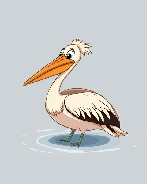 Cartoon Pelican Images: Beautiful Cartoon Pelican Images