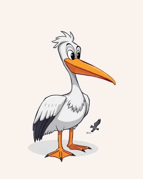 Cartoon Pelican Images: Funny Cartoon Pelican Images