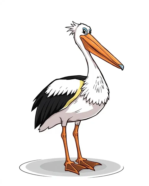 Cartoon Pelican Images: Humorous Cartoon Pelican Images