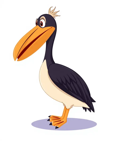 Cartoon Pelican Images: Vibrant Cartoon Pelican Images