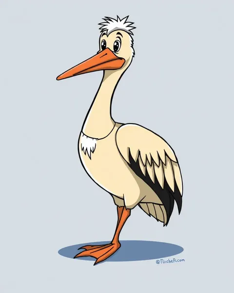 Cartoon Pelican Images: Whimsical Cartoon Pelican Images