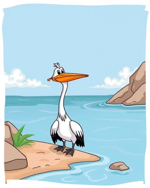 Cartoon Pelican Pictures: Vibrant Cartoon Pelican Pictures Exhibition