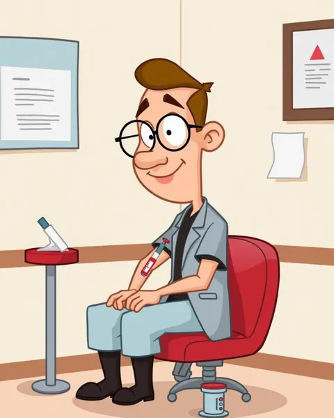 Cartoon Phlebotomy Pictures for Educational Purposes