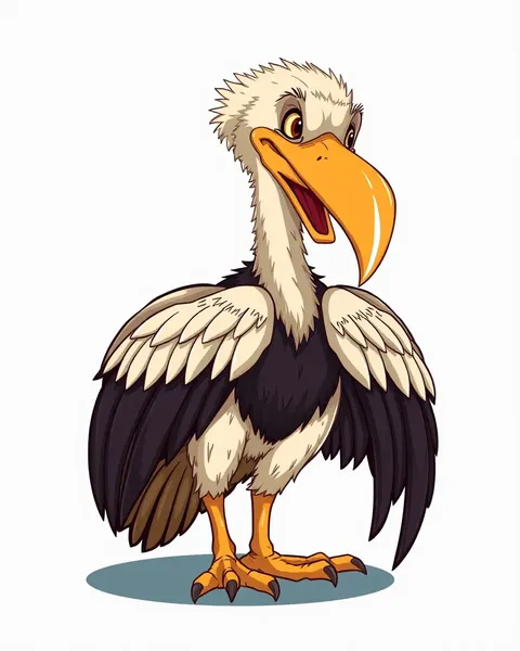 Cartoon Picture of Vulture Found Online