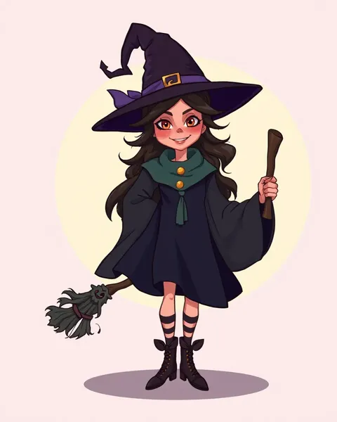 Cartoon Picture of a Witch's Hat