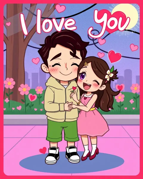 Cartoon Pictures Expressing I Love You