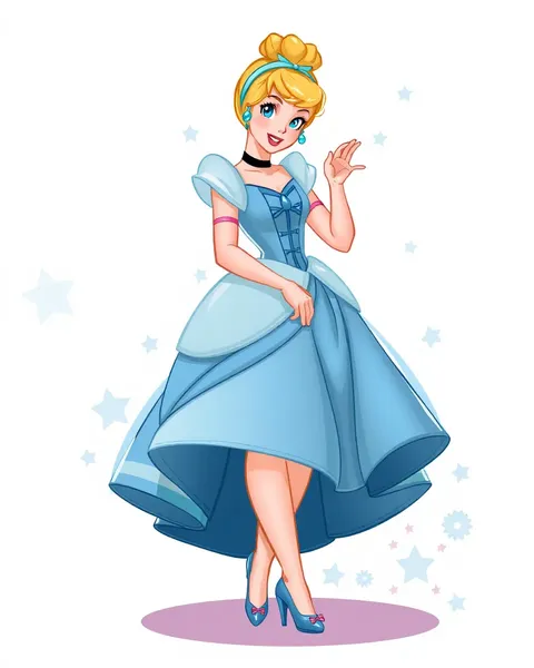 Cartoon Pictures of Cinderella Exist