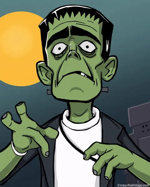 Cartoon Pictures of Frankenstein's Monster Unleashed