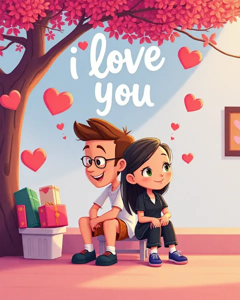 Cartoon Pictures of I Love You Feelings