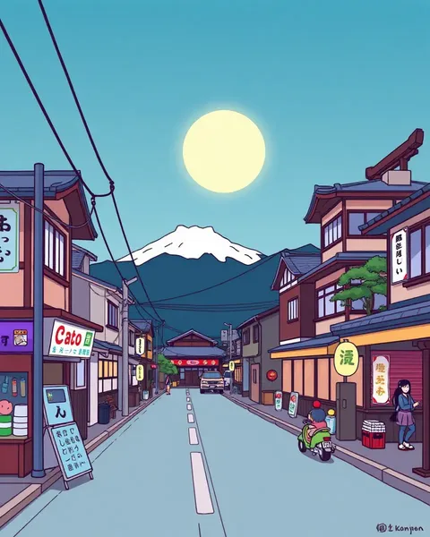 Cartoon Pictures of Japan from Various Artists