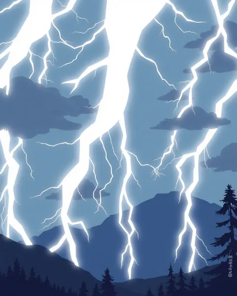 Cartoon Pictures of Lightning: A Thunderous Treat