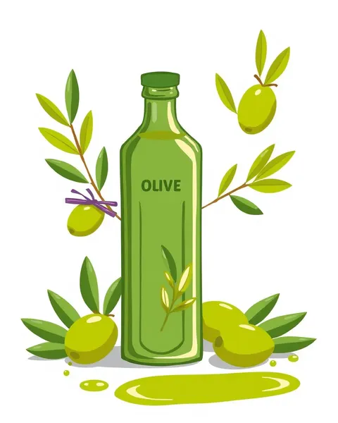 Cartoon Pictures of Olive Oil Joy