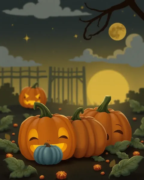 Cartoon Pictures of Pumpkins