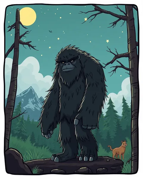 Cartoon Pictures of Sasquatch in Comics