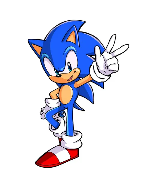 Cartoon Pictures of Sonic Exist