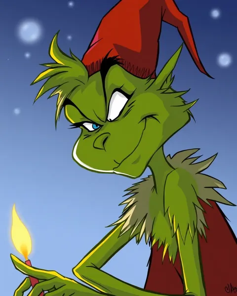 Cartoon Pictures of The Grinch's Face