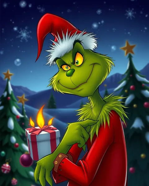 Cartoon Pictures of The Grinch Character