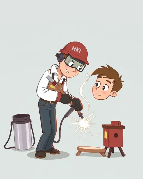 Cartoon Pictures of Welding Safety