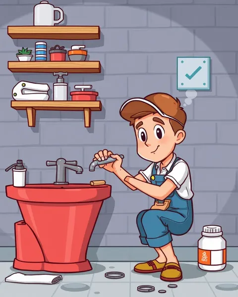 Cartoon Plumbing Images Showcase Vibrant Waterworld Scenes