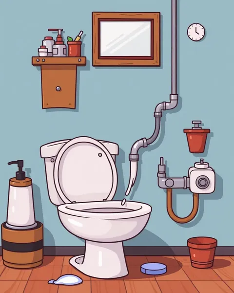 Cartoon Plumbing Images: Amusing Illustrations of Sewer Systems