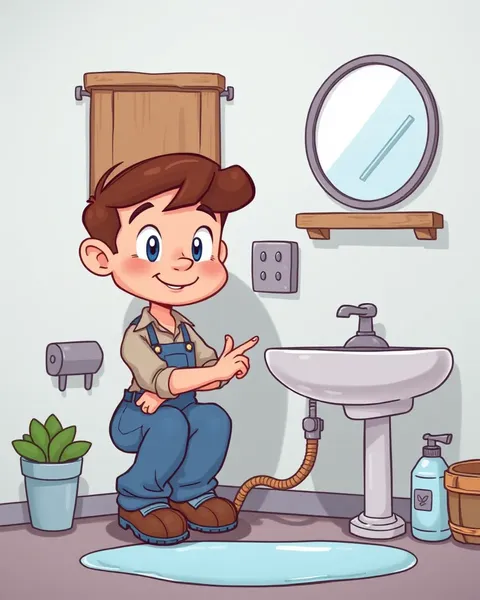 Cartoon Plumbing Images: Lighthearted Depictions of Water Pressure