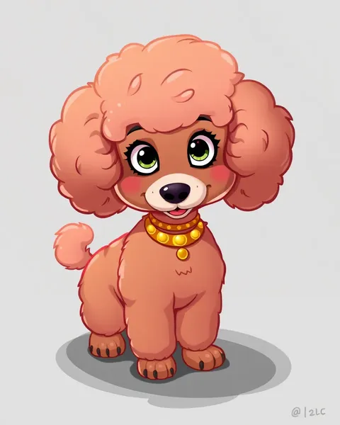 Cartoon Poodle Pictures for Kids