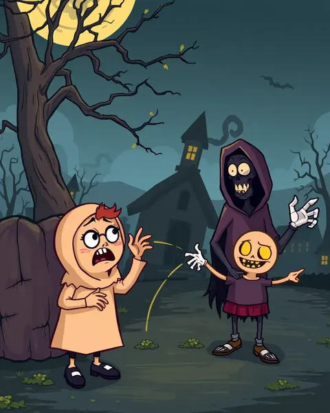 Cartoon Scary Pictures: Spooky Cartoons with Frightful Pictures