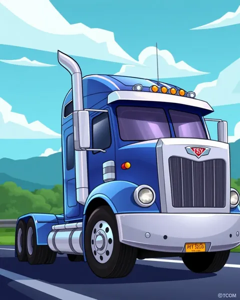 Cartoon Semi Truck Pictures: Additional Cartoon Semi Truck Pictures Added