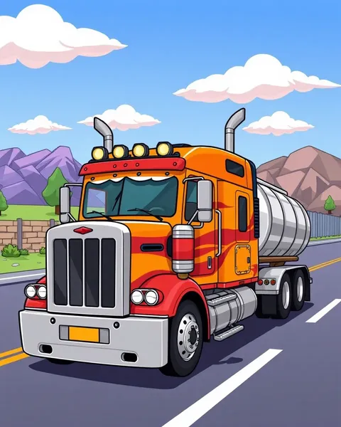 Cartoon Semi Truck Pictures: Still More Cartoon Semi Truck Pictures Found