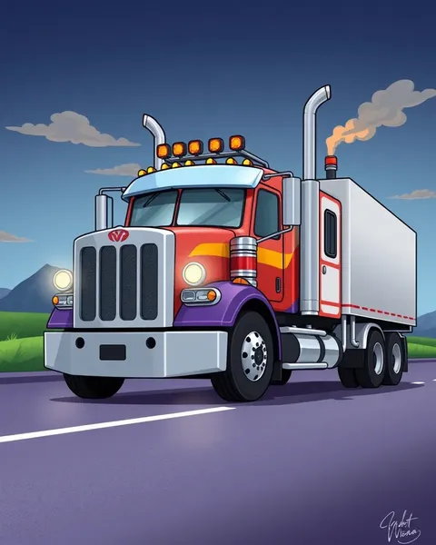 Cartoon Semi Truck Pictures: Still More Cartoon Semi Truck Pictures Found