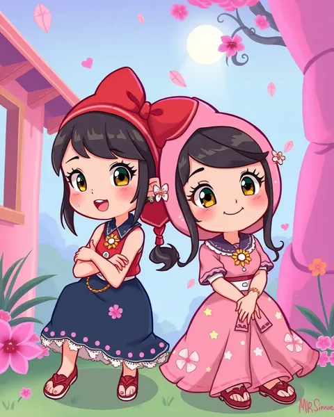 Cartoon Sisters Images Showcase Sisterly Love and Bonding