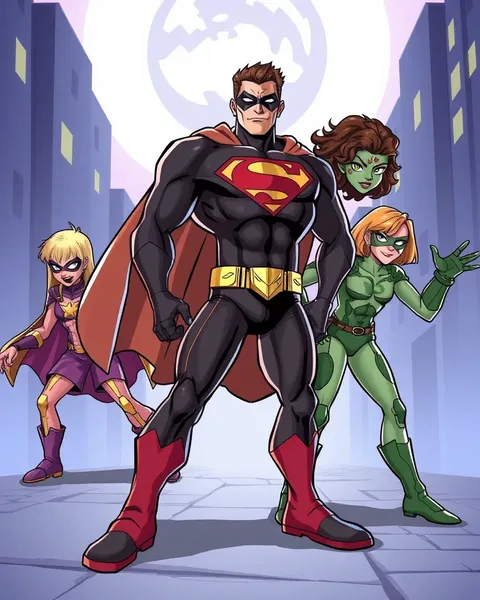 Cartoon Superhero Images for Animated Series Fans