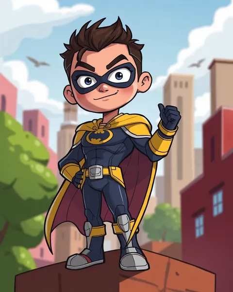 Cartoon Superhero Images with Action Packed Scenes