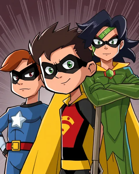 Cartoon Superheroes Photo Gallery