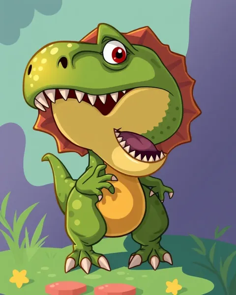 Cartoon T Rex Images for Merchandise Design