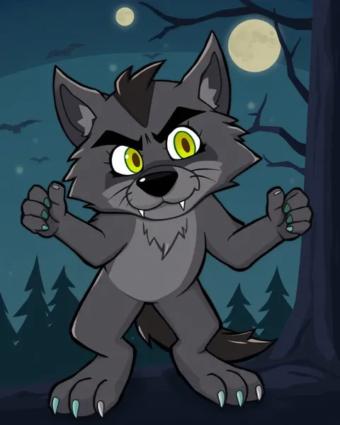 Cartoon Werewolf Pictures for Kids' Entertainment