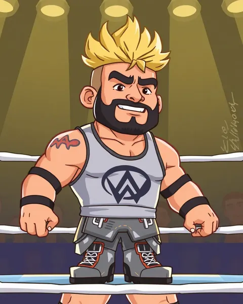 Cartoon Wrestler Images for Animation Lovers