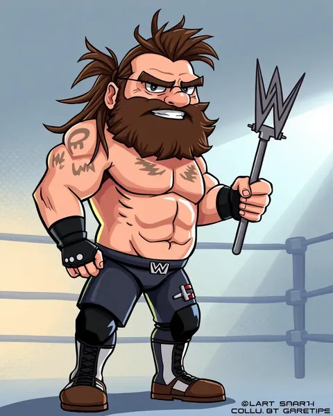 Cartoon Wrestler Images for Comic Book Fans