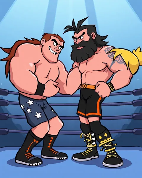 Cartoon Wrestling Pictures in High Demand