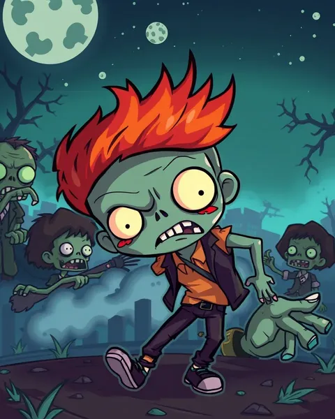 Cartoon Zombies: A Whimsical and Frightful Delight