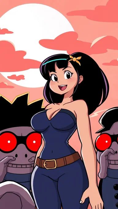 Cartoon of Big Boobs: Cartoon Showcasing Large Breasted Characters