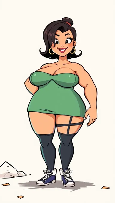 Cartoon of Big Boobs: Cartoon with Big Breasts and Boobs