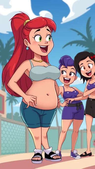 Cartoons Showcasing Big Boobs for Fun